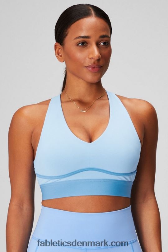 Fabletics Kvinder hele dagen hver dag bh 100 PNX2T1465 blåklokke/blå blomst