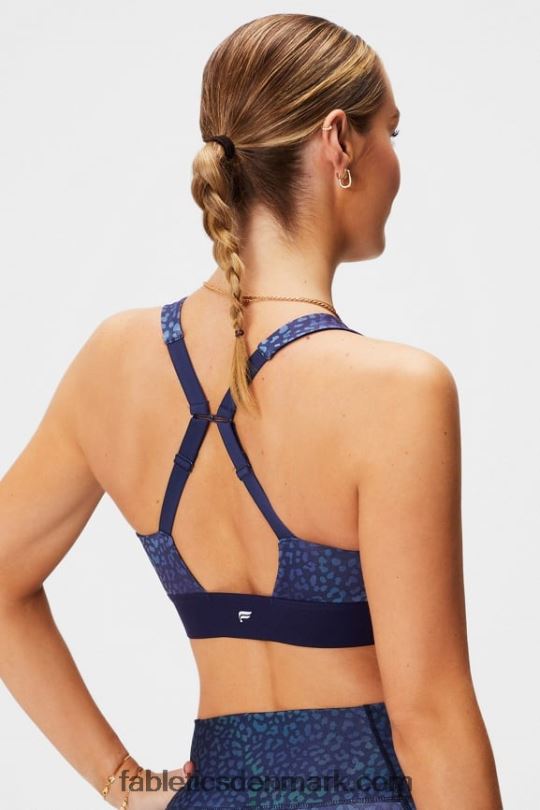 Fabletics Kvinder hele dagen hver dag bh 100 PNX2T1466 heatmap leopard/deep navy