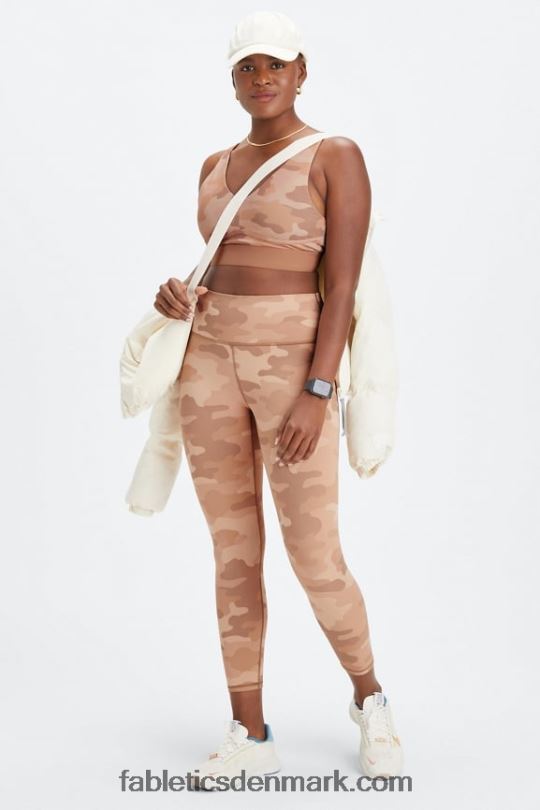Fabletics Kvinder hele dagen hver dag bh 101 PNX2T1468 bamse stor camo/bamse