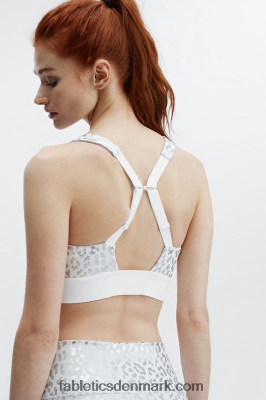 Fabletics Kvinder hele dagen hver dag bh 101 PNX2T1469 folie stealth/hvid