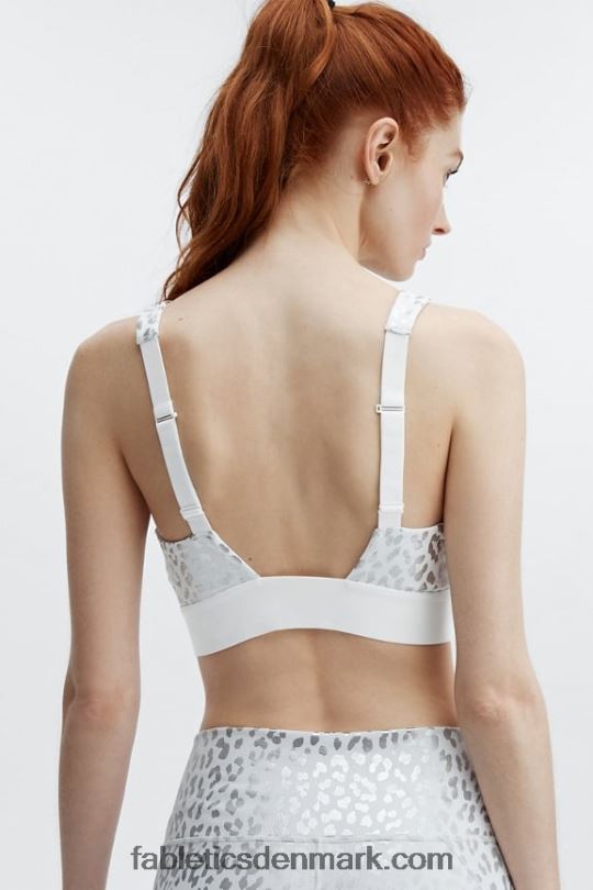 Fabletics Kvinder hele dagen hver dag bh 101 PNX2T1469 folie stealth/hvid