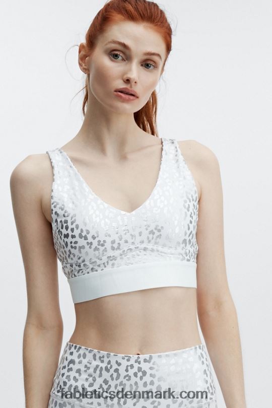 Fabletics Kvinder hele dagen hver dag bh 101 PNX2T1469 folie stealth/hvid