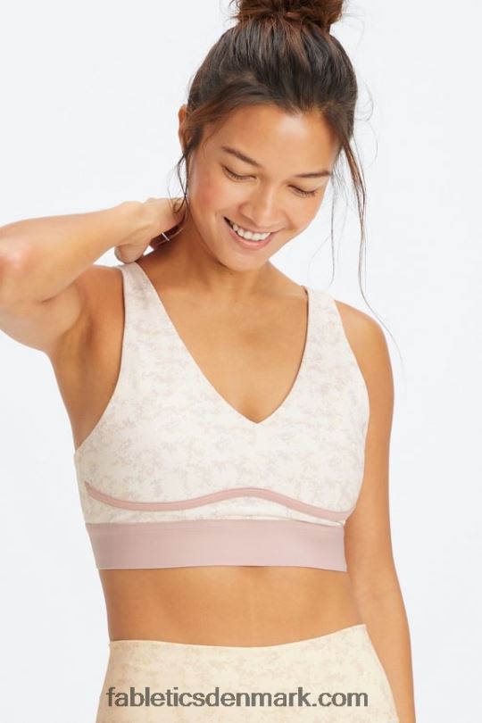 Fabletics Kvinder hele dagen hver dag bh 101 PNX2T1470 blød hvid mini nueue camo/dæmpet lilla