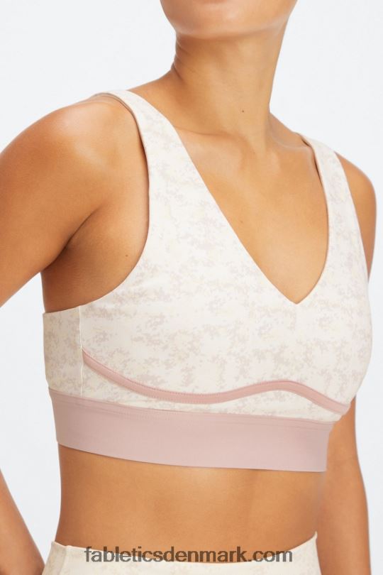 Fabletics Kvinder hele dagen hver dag bh 101 PNX2T1470 blød hvid mini nueue camo/dæmpet lilla