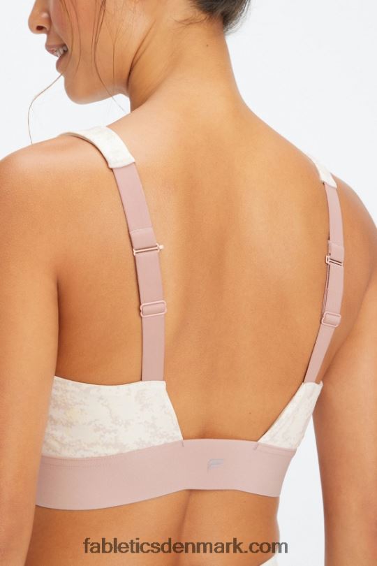 Fabletics Kvinder hele dagen hver dag bh 101 PNX2T1470 blød hvid mini nueue camo/dæmpet lilla