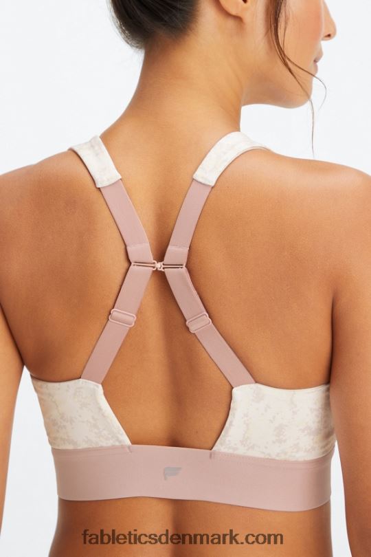 Fabletics Kvinder hele dagen hver dag bh 101 PNX2T1470 blød hvid mini nueue camo/dæmpet lilla