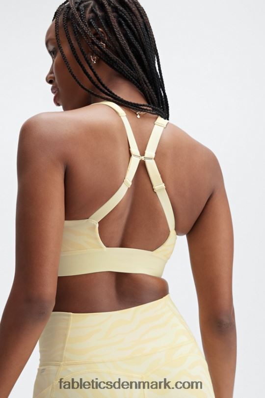 Fabletics Kvinder hele dagen hver dag bh 103 PNX2T1480 kærnemælk zebraslag/kærnemælk