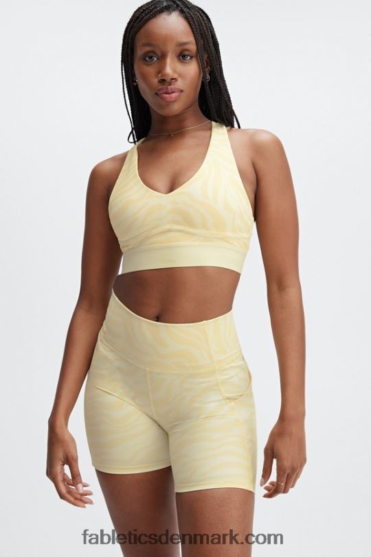 Fabletics Kvinder hele dagen hver dag bh 103 PNX2T1480 kærnemælk zebraslag/kærnemælk