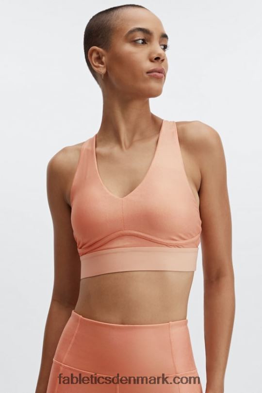 Fabletics Kvinder hele dagen hver dag bh 103 PNX2T1481 iriserende kobber / birketræ