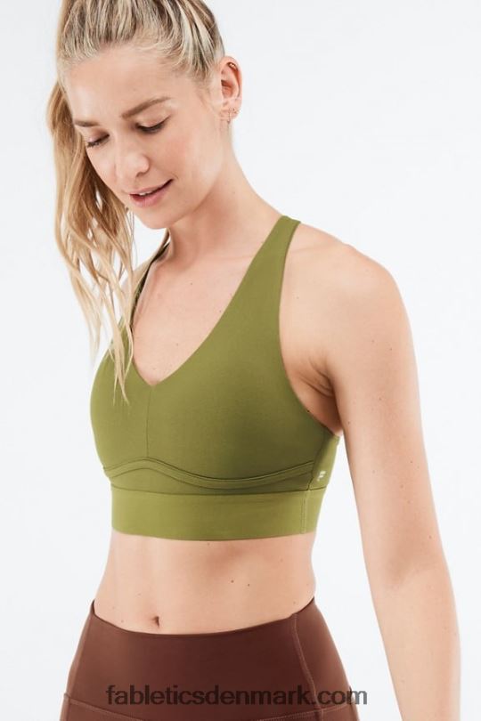 Fabletics Kvinder hele dagen hver dag bh 104 PNX2T1482 falmet oliven