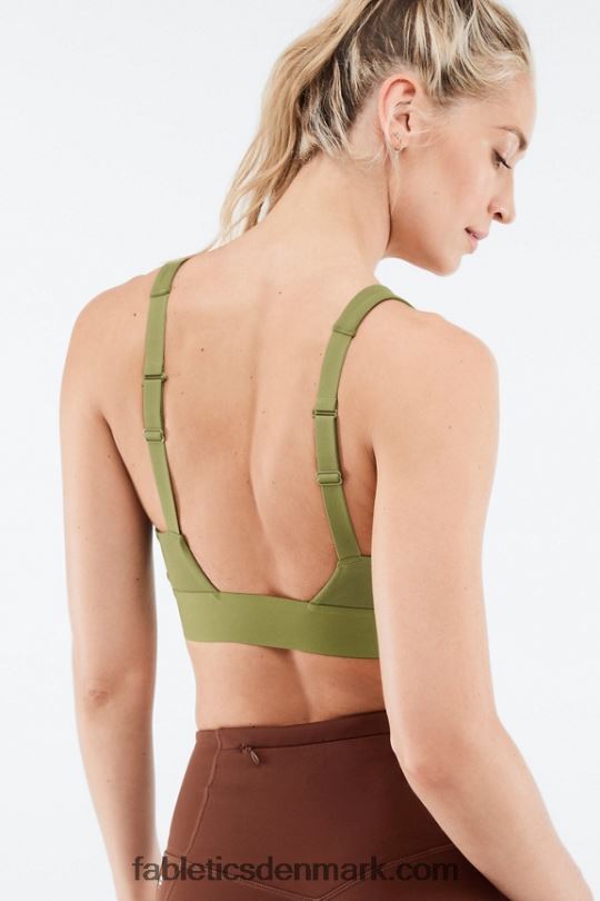 Fabletics Kvinder hele dagen hver dag bh 104 PNX2T1482 falmet oliven