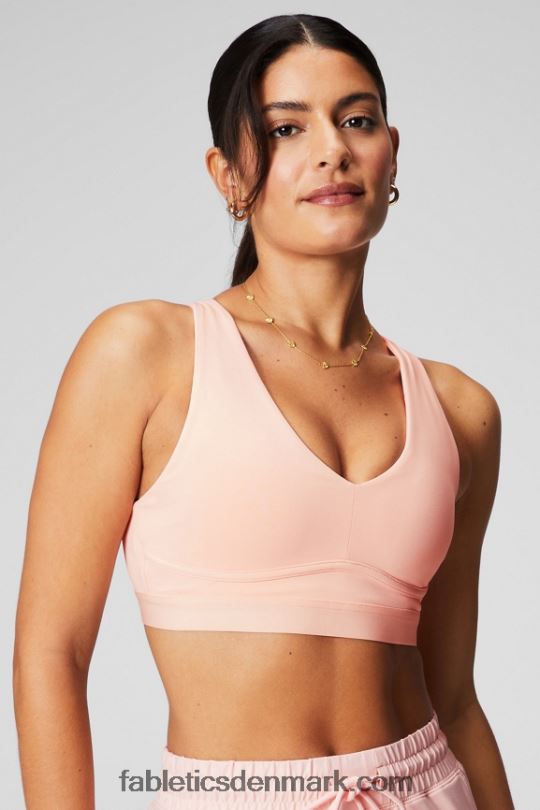 Fabletics Kvinder hele dagen hver dag bh 99 PNX2T1458 lyserød smørcreme