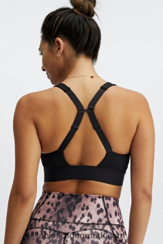 Fabletics Kvinder hele dagen hver dag bh 99 PNX2T1459 sort