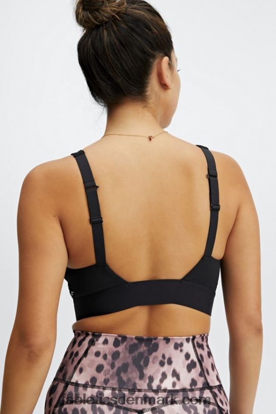 Fabletics Kvinder hele dagen hver dag bh 99 PNX2T1459 sort
