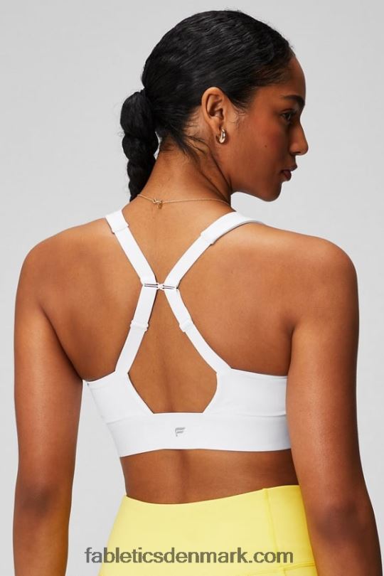 Fabletics Kvinder hele dagen hver dag bh 99 PNX2T1460 hvid