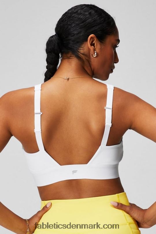 Fabletics Kvinder hele dagen hver dag bh 99 PNX2T1460 hvid