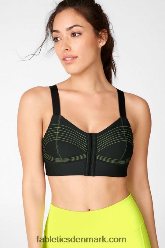 Fabletics Kvinder ines low impact sports bh PNX2T1676 natskygge/neon
