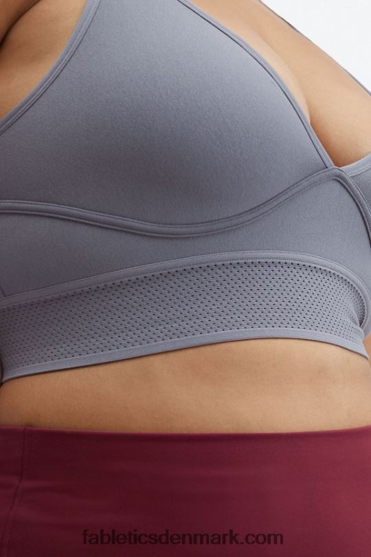 Fabletics Kvinder jenni sculptknit sports bh PNX2T1636 mørk regnsky