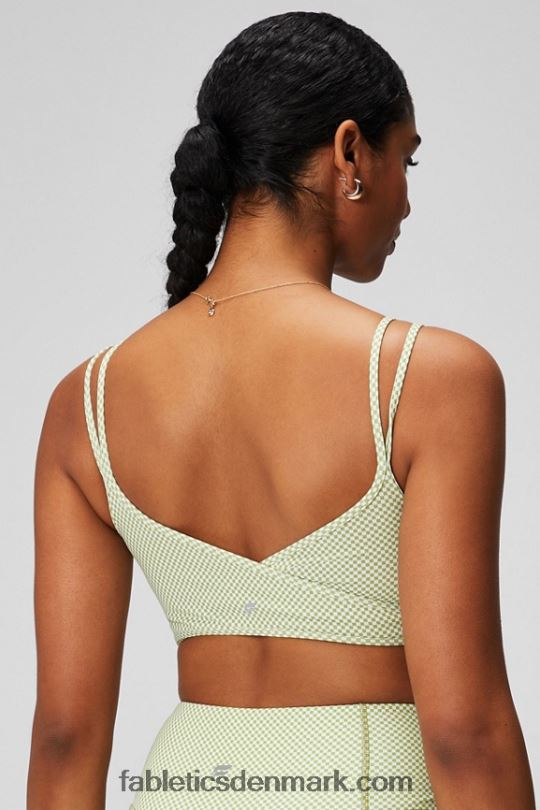 Fabletics Kvinder lav slagfast tværryg bh PNX2T1518 violin mikrotjek