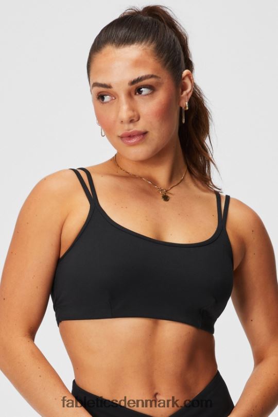 Fabletics Kvinder lav slagfast tværryg bh PNX2T1520 sort