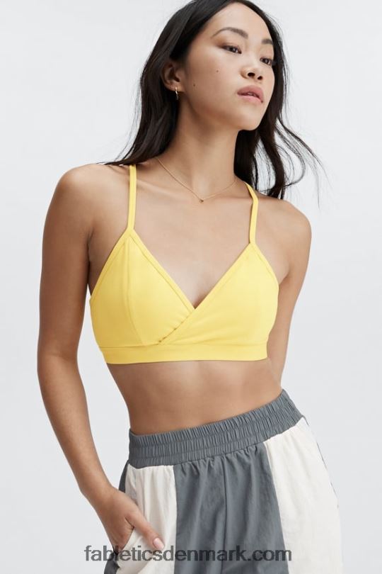 Fabletics Kvinder live-in racerback bralette PNX2T1556 vintage gul