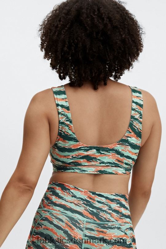 Fabletics Kvinder lola low impact sports bh PNX2T1623 tiger camo