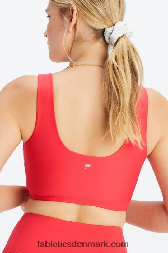 Fabletics Kvinder low impact crossover sports-bh PNX2T1515 jordbær rød