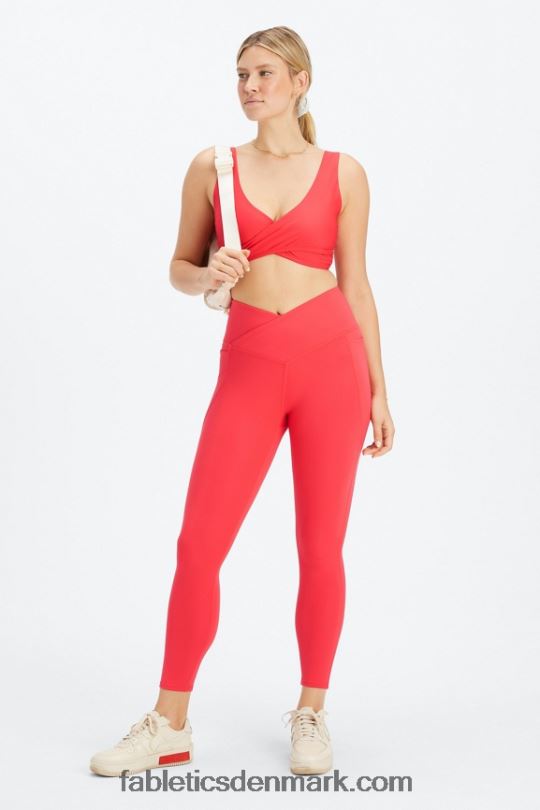 Fabletics Kvinder low impact crossover sports-bh PNX2T1515 jordbær rød