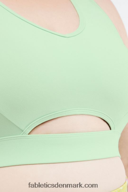 Fabletics Kvinder low impact nøglehul sports bh PNX2T1492 aloe