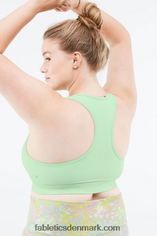 Fabletics Kvinder low impact nøglehul sports bh PNX2T1492 aloe