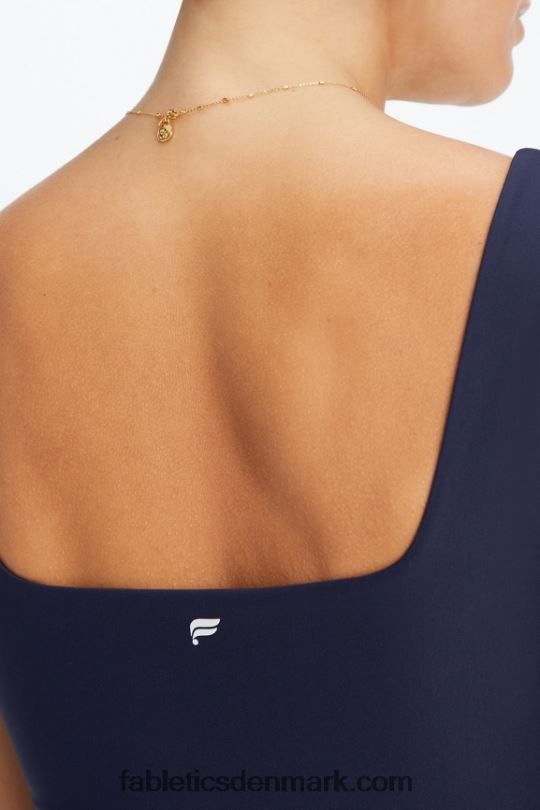 Fabletics Kvinder lydia indbygget bh tank PNX2T1562 dyb flåde