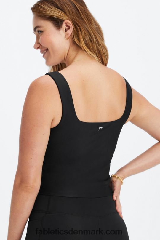 Fabletics Kvinder lydia indbygget bh tank PNX2T1563 sort