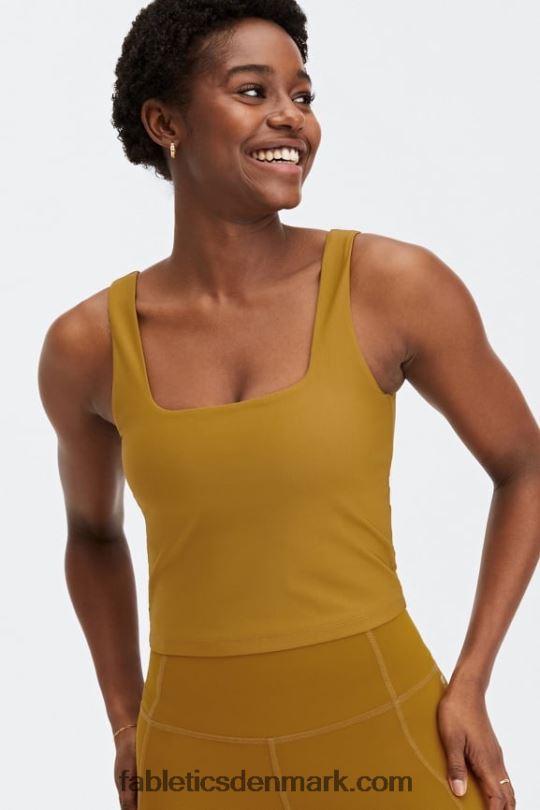 Fabletics Kvinder lydia indbygget bh tank PNX2T1588 mørk bronze