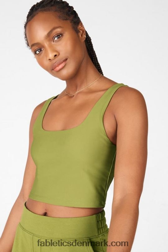 Fabletics Kvinder lydia indbygget bh tank PNX2T1590 basilikum