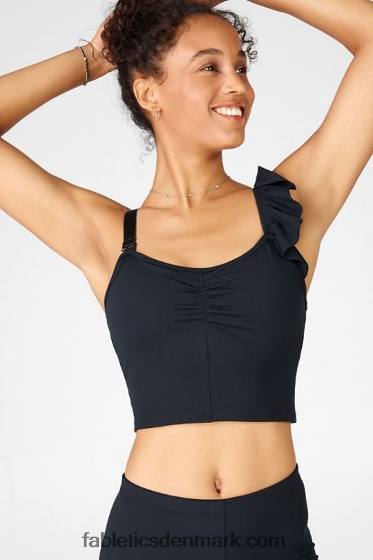 Fabletics Kvinder mellie flæse top PNX2T1693 sort