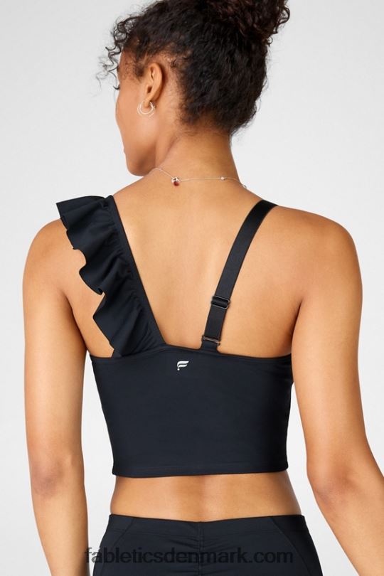 Fabletics Kvinder mellie flæse top PNX2T1693 sort