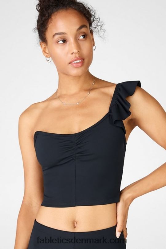 Fabletics Kvinder mellie flæse top PNX2T1693 sort