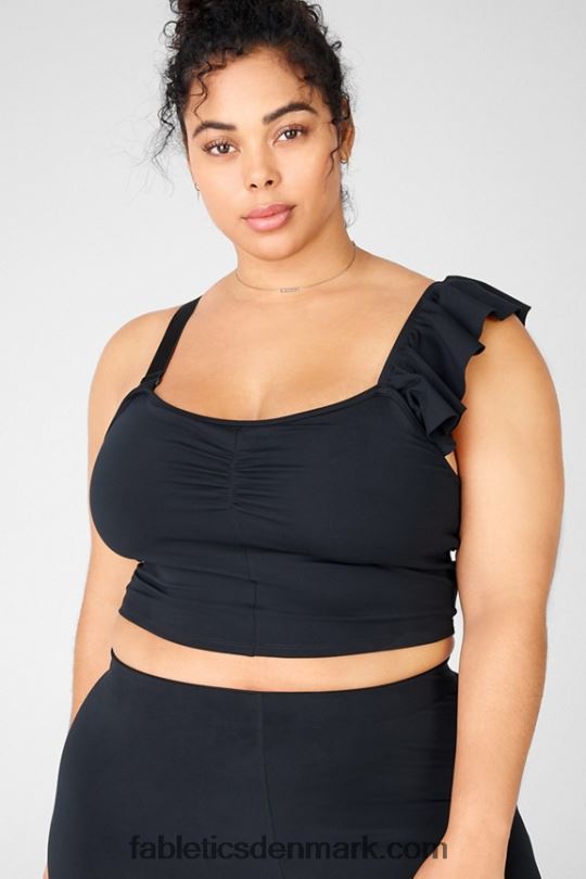 Fabletics Kvinder mellie flæse top PNX2T1694 sort