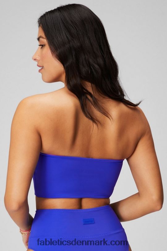 Fabletics Kvinder multi-wear bandeau badetop PNX2T1504 ekstrem royal/lyserød flugt