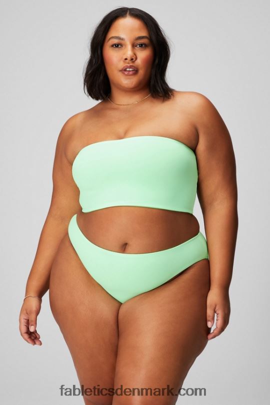 Fabletics Kvinder multi-wear bandeau badetop PNX2T1507 sukkeret lime/hyper græs