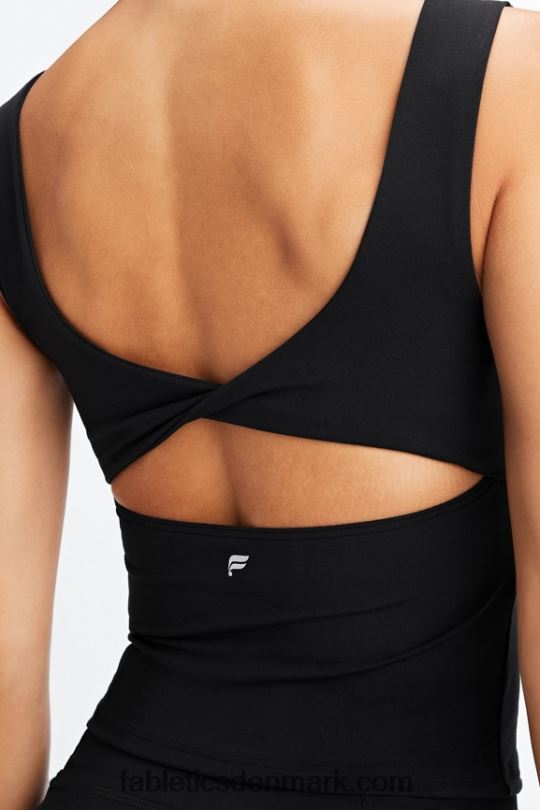 Fabletics Kvinder oasis twist indbygget bh tank PNX2T1494 sort