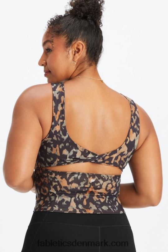 Fabletics Kvinder oasis twist indbygget bh tank PNX2T1497 vild camo
