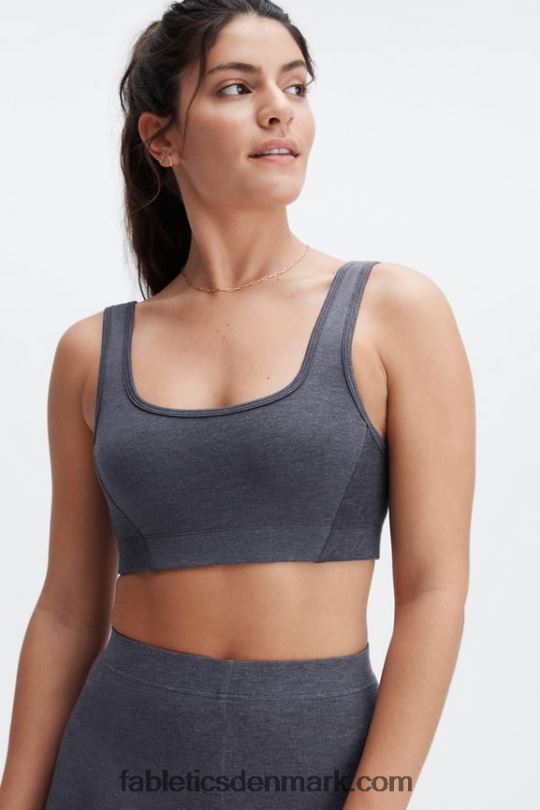 Fabletics Kvinder restoreknit scoop back bralette PNX2T1550 tin