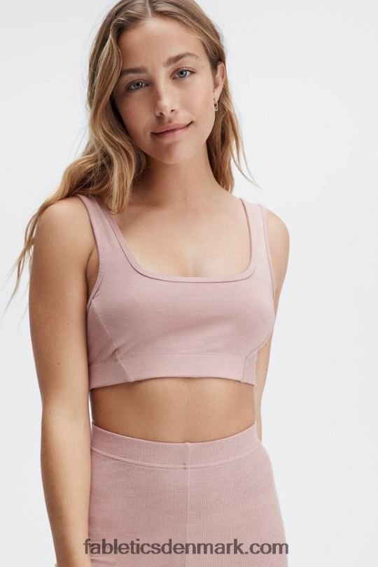 Fabletics Kvinder restoreknit scoop back bralette PNX2T1552 stistøv