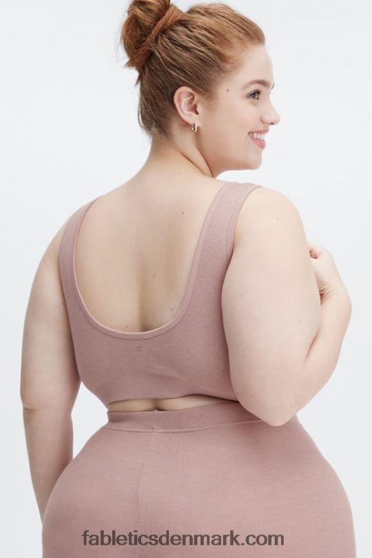 Fabletics Kvinder restoreknit scoop back bralette PNX2T1553 stistøv
