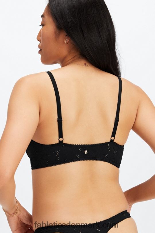 Fabletics Kvinder sømløs blonde bralette PNX2T1522 sort