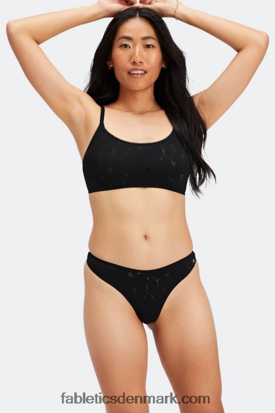 Fabletics Kvinder sømløs blonde bralette PNX2T1522 sort
