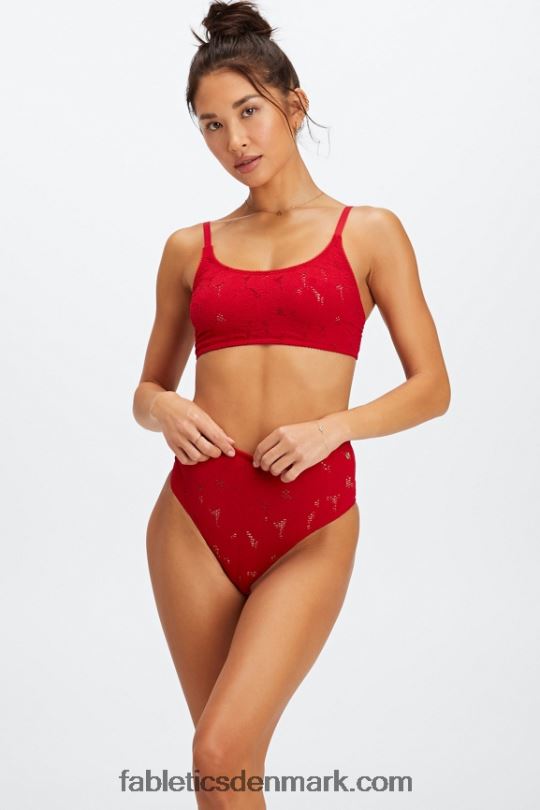 Fabletics Kvinder sømløs blonde bralette PNX2T1524 søde kirsebær