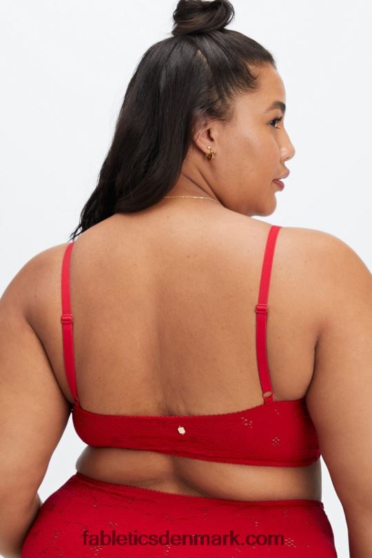 Fabletics Kvinder sømløs blonde bralette PNX2T1525 søde kirsebær