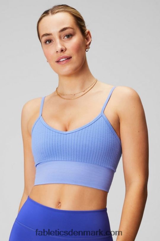 Fabletics Kvinder shauna sømløs midi bh PNX2T1502 periwinkle punch